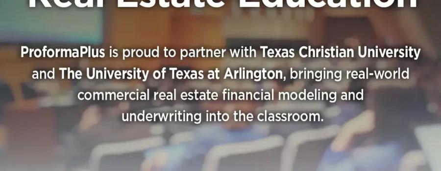 ProformaPlus + TCU & UT Arlington